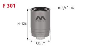 MOTRAM F301 - FILTROCOMBUST.TOYOTA = WK720/2X