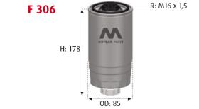 MOTRAM F306 - FILTRO COMBUSTIBLE = WK853/14