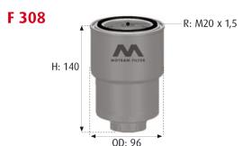 MOTRAM F308 - FILTRO COMBUSTIBLE = WK940/16X