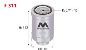 MOTRAM F311 - FILTRO COMBUSTIBLE = WK940/6