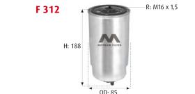 MOTRAM F312 - FILTRO COMBUSTIBLE = WK940/6