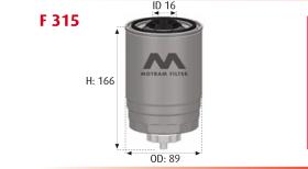 MOTRAM F315 - FILTRO COMBUSTIBLE = WK828