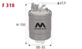 MOTRAM F318 - FILTRO COMBUSTIBLE = WK842/17