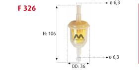 MOTRAM F326 - FILTRO COMBUSTIBLE = WK31/2