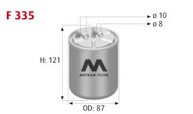 MOTRAM F335 - FILTROCOMBUST.MERCEDES = WK842/23X