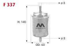 MOTRAM F337 - FILTRO COMBUSTIBLE = WK6031