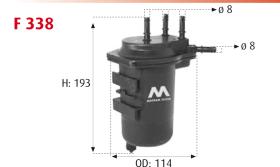 MOTRAM F338 - FILTRO COMBUSTIBLE = WK6031