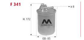 MOTRAM F341 - FILTRO COMBUSTIBLE = WK853/11