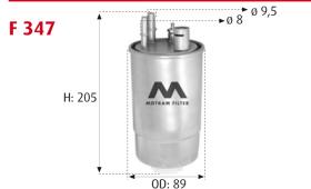 MOTRAM F347 - FILTRO COMBUSTIBLE = WK823/3X