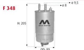 MOTRAM F348 - FILTRO COMBUSTIBLE = WK853/21
