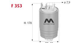 MOTRAM F353 - FILTRO COMBUSTIBLE = WK79