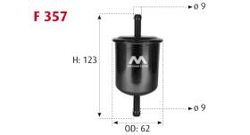 MOTRAM F357 - FILTRO COMBUSTIBLE = WK613/1