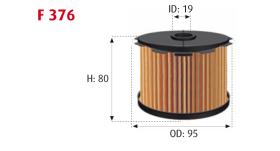 MOTRAM F376 - FILTRO COMBUSTIBLE = PU822X