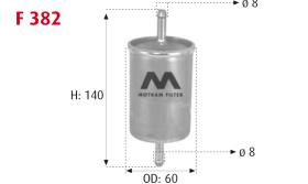 MOTRAM F382 - FILTRO COMBUSTIBLE = WK613