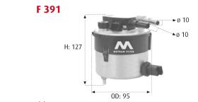 MOTRAM F391 - FILTRO COMBUSTIBLE = PU90112KIT