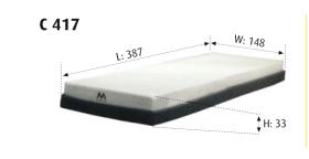 MOTRAM C417 - FILTRO HABITACULO = CU3955