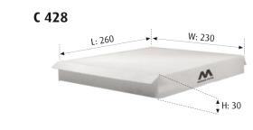 MOTRAM C428 - FILTROHABITACULOOPEL = CU2757