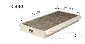 MOTRAM C430 - FILTRO HABITACULO = CUK3567