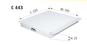 MOTRAM C443 - FILTRO HABITACULO = CUK26005