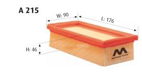 MOTRAM A215 - FILTRO AIRE = C3575