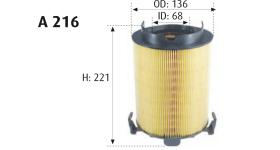 MOTRAM A216 - FILTRO AIRE = C1832/1