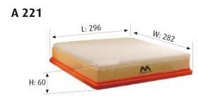 MOTRAM A221 - FILTRO AIRE = C42192/1