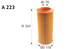 MOTRAM A223 - FILTRO AIRE = C27161