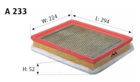 MOTRAM A233 - FILTROAIRE-FIATPUNTOII = C3877/1