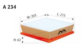 MOTRAM A234 - FILTROAIRE-OP.ASTRAH1.9DCI = C30138