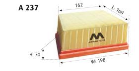 MOTRAM A237 - FILTRO AIRE = C2852