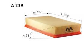 MOTRAM A239 - FILTRO AIRE = C31152/1