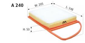 MOTRAM A240 - FILTRO AIRE = C31152/1