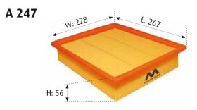 MOTRAM A247 - FILTRO AIRE = C3167/1
