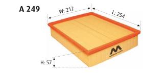MOTRAM A249 - FILTROAIRE-SEAT/SKODA = C28136/1 = C28136/2