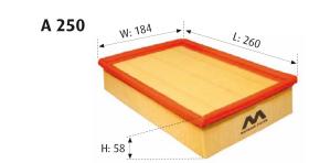MOTRAM A250 - FILTRO AIRE = C26138/1KIT