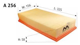 MOTRAM A256 - FILTRO AIRE = C2295