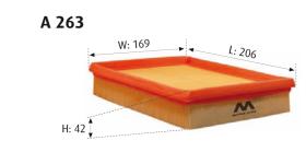 MOTRAM A263 - FILTRO AIRE = C2774