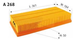 MOTRAM A268 - FILTROAIRE-A3/TOLE/OCTAV/GLF4 = C37153