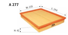 MOTRAM A277 - FILTRO AIRE = C2645/1