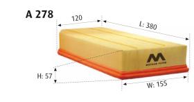 MOTRAM A278 - FILTROAIRE-OPELASTRAII = C30130