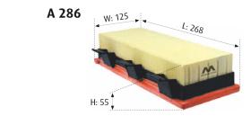 MOTRAM A286 - FILTRO AIRE = C15105/1