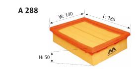 MOTRAM A288 - FILTRO AIRE = C1286/1