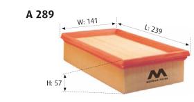 MOTRAM A289 - FILTRO AIRE = C1955-2