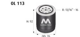 MOTRAM OL113 - FILTRO ACEITE = W713/28