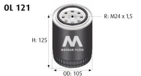 MOTRAM OL121 - FILTRO ACEITE = WP928/80