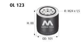 MOTRAM OL123 - FILTROACEITE-TOYO.AVENS/COROL = WP1026