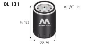 MOTRAM OL131 - FILTROACEITE-RENAU/NISS/OPEL = W75/3