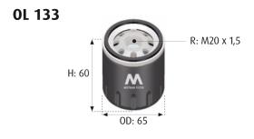 MOTRAM OL133 - FILTRO ACEITE = W68