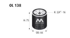 MOTRAM OL138 - FILTRO ACEITE = W610/7