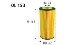 MOTRAM OL153 - FILTROACEITE-SSANGYONG/MERCED = HU951X